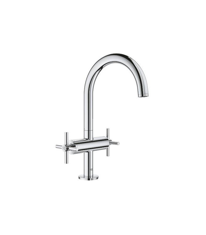 Compra online Atrio New Monoblock de lavabo 1/2" L-Size maneta en cruz Grohe (21019003) en oferta al mejor precio