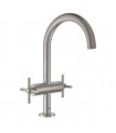 Misturadora de lavatório Atrio New Monoblock 1/2" L-Size com manípulo cruzado Grohe (21019DC3)