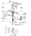Eurostyle New monomando lavabo L solido vaciador Grohe (23718LS3)