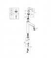 Eurostyle New monomando lavabo XL solid cuerpo liso Grohe (23719LS3)