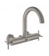 Atrio New Batería para baño vista 1/2" maneta en cruz Grohe (25010DC3)