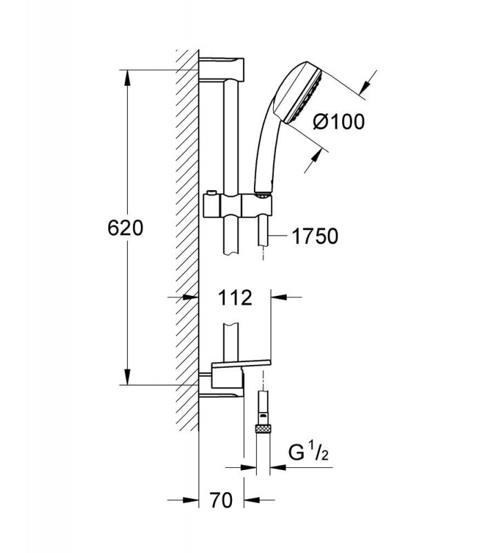 Compra online Novo conjunto de bar Tempesta Cosmo 1j Grohe (26083002) en oferta al mejor precio