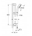 Novo conjunto de bar Tempesta Cosmo 1j Grohe (26083002)