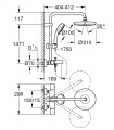 NTempCosmop. 210 sist.de ducha term.baño Grohe (26223001)
