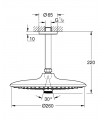 Euphoria 260 Smartcontrol ducha de techo con brazo 147 (28724) Grohe (26460000)