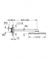Conjunto de ducha mural 430mm Grohe Rainshower SmartActive 310 Cube, 2 chorros 26479000