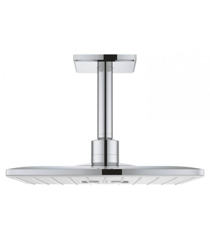 Compra online Grohe Rainshower SmartActive 310 Cube Moon Branco 142 mm Braço de chuveiro de teto 26481LS0 en oferta al mejor precio