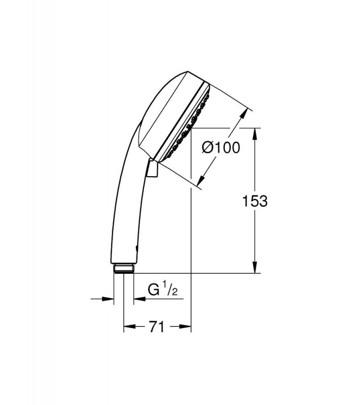 Compra online New tempesta cosmo 100 teleducha 3j Grohe (27572002) en oferta al mejor precio