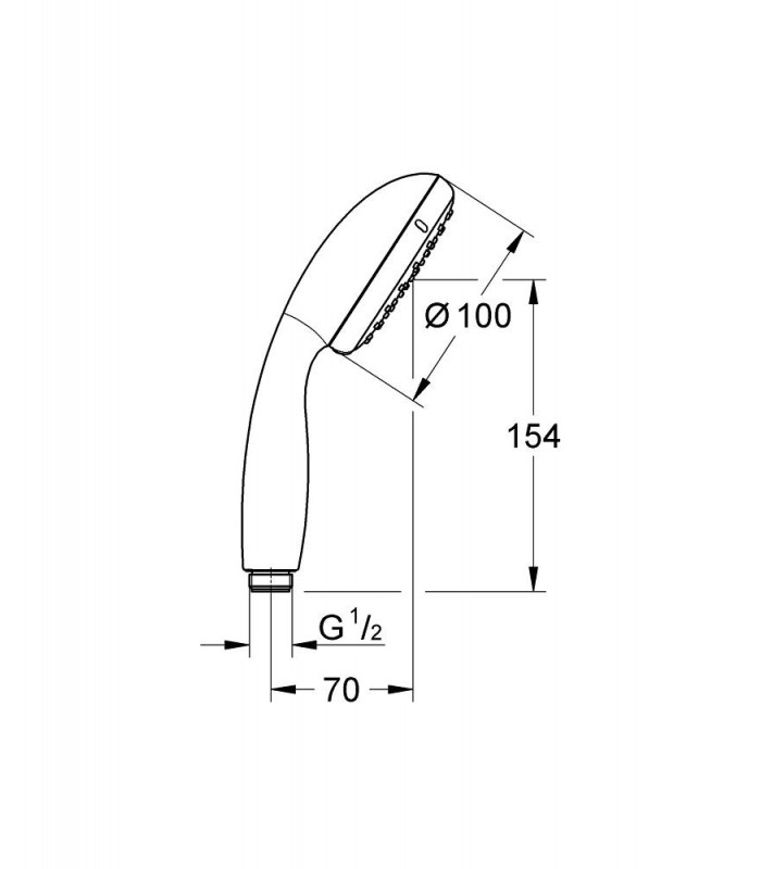 Compra online NTempesta 100 II teleducha 2j Grohe (27597001) en oferta al mejor precio