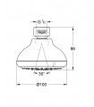 Chuveiro de parede NTempesta 100 IV 9,5l 4j Grohe (27606001)