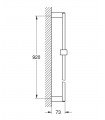 Barra de chuveiro Grohe Cube 90 cm (27841000)
