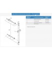 Barra de chuveiro Grohe Cube 90 cm (27841000)