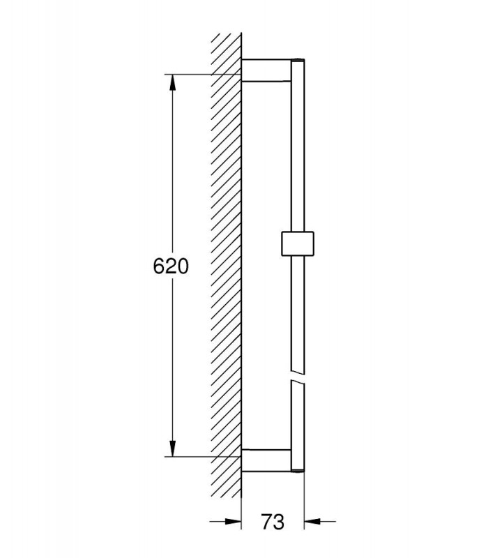 Compra online Euphoria Cube Barra de ducha Cube 60 cm Grohe (27892000) en oferta al mejor precio