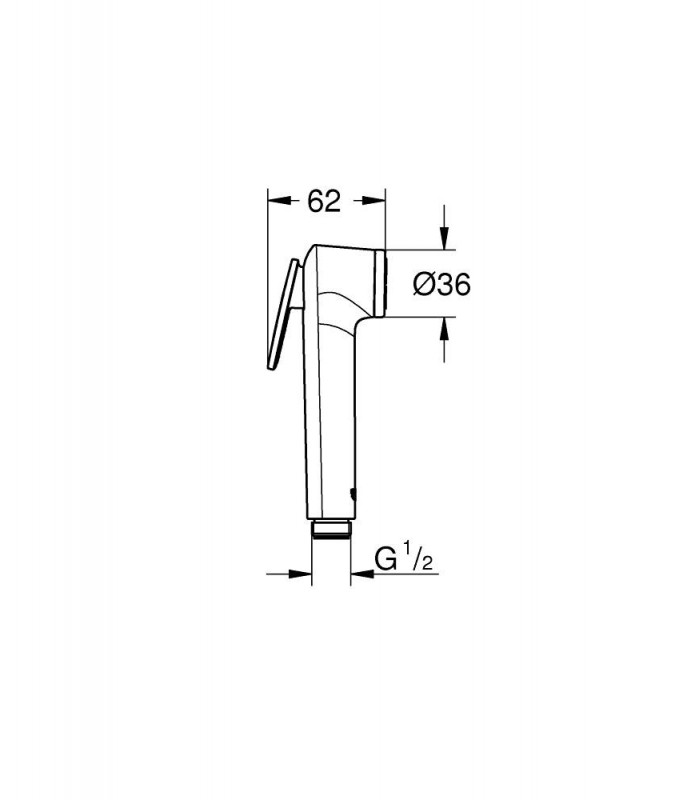 Compra online Chuveiro de mão branco com gatilho Grohe (28020L01) en oferta al mejor precio