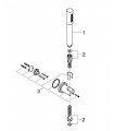 Conjunto de chuveiro Sena 1 jato de parede Grohe (28348000)