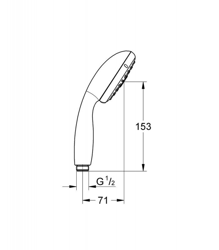 Compra online Chuveiro de mão NTempesta 100 III 9,5 l Grohe (28419002) en oferta al mejor precio