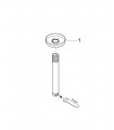 Braço de chuveiro de teto Grohe 142 mm branco (28724LS0)