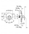 Bauloop Monom ducha empotrado incluye parte interior Grohe (29080000)