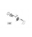 Placa Grohe Grohtherm SmartControl com torneira tripla redonda (Ref. 29122000)