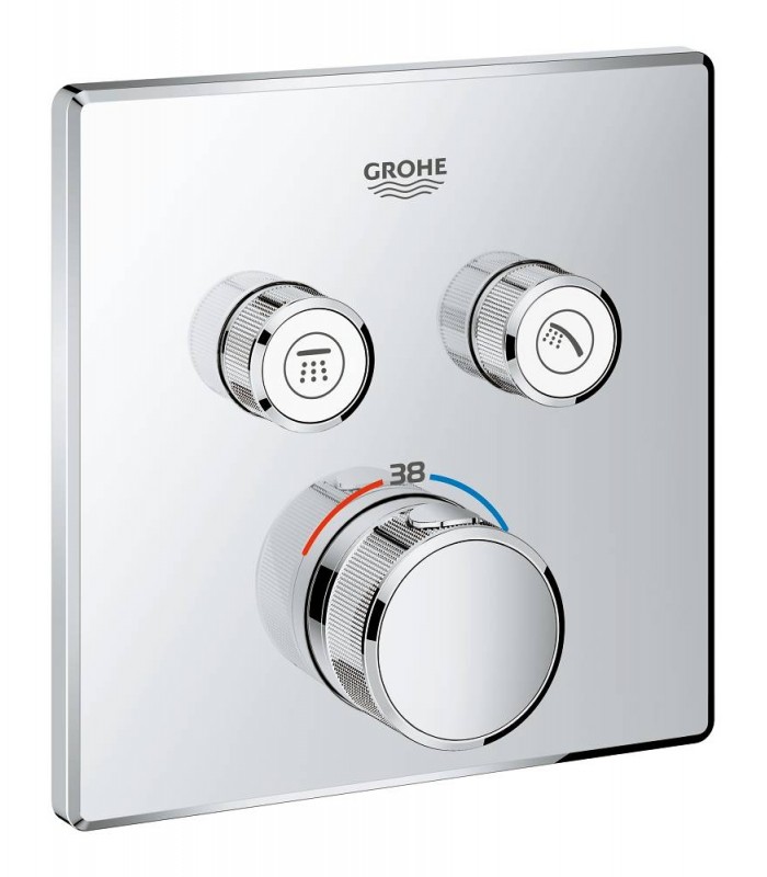 Compra online Termostato SmartControl 2, cuadrado Grohe (29124000) parte exterior en oferta al mejor precio