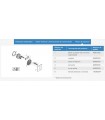 Grohe Grohtherm SmartControl Placa con triple llave de paso Cuadrado (Ref. 29127000)