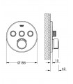 Grohe SmartControl Mezclador empotrado con 3 llaves (Ref. 29146000)