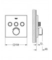 Misturadora quadrada Grohe SmartControl 3 (29149000)
