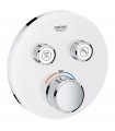 Termostato SmartControl 2, cristal blanco redondo Grohe (29151LS0)