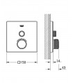 Grohe Grohtherm SmartControl Termostato empotrado con 1 llave (Ref. 29153LS0)