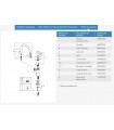 Eurostyle monom de fregadero caño alto Grohe (30221002)