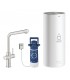 GROHE RED Duo bica L, tamanho L Supersteel fosco Grohe (30325DC1)