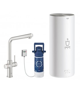 GROHE RED Duo caño L, tamaño L Supersteel mate Grohe (30325DC1)