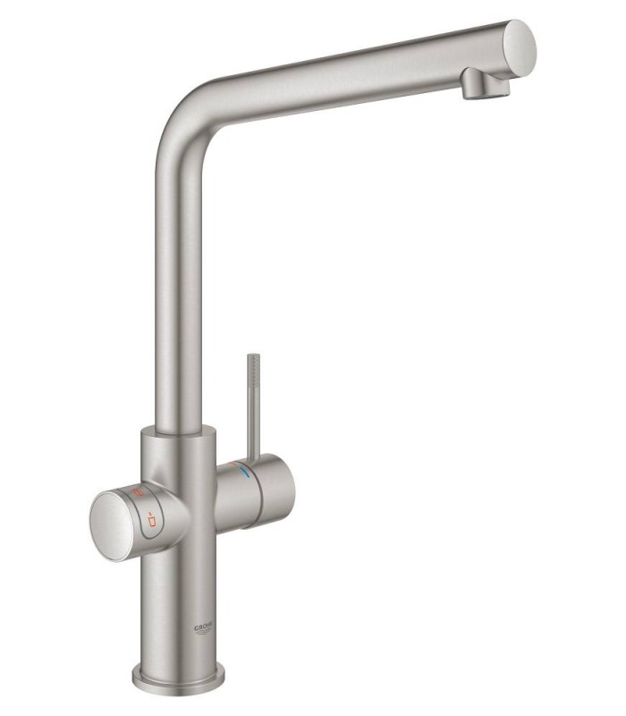 Compra online GROHE RED Duo caño L, tamaño L Supersteel mate Grohe (30325DC1) en oferta al mejor precio