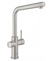 GROHE RED Duo caño L, tamaño L Supersteel mate Grohe (30325DC1)