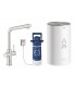 GROHE RED duo caño en L tamaño M Supersteel mate Grohe (30327DC1)