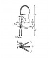 Eurocube Peças de reposição e coletividadesfi Supersteel spray de cozinha fosco Grohe (31395DC0)