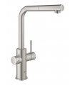 GROHE Blue Home Pull out caño L. Supersteel mate Grohe (31539DC0)