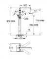 Grifo de pie para baño Grohe Allure (32754002)