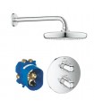 GRT 1000 oculto + Tempesta 210 + 286 braço Grohe (34582001)