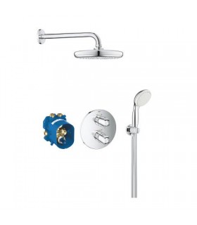 GRT 1000 concealed + Tempesta 210 + 286 arm + Tempesta 100 wall holder set Grohe (34614001)