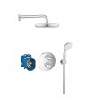 GRT 1000 concealed + Tempesta 210 + 286 arm + Tempesta 100 wall holder set Grohe (34614001)