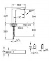 Cube bateria 6 V con mezclador Grohe (36441000)
