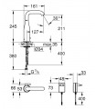 Essence voltagem 230V com misturador Grohe (36444000)