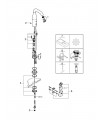 Essence bateria 6 V sin mezclador Grohe (36446000)