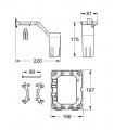 Grohe Fresh recambio para accionam. WC Grohe (38796000)