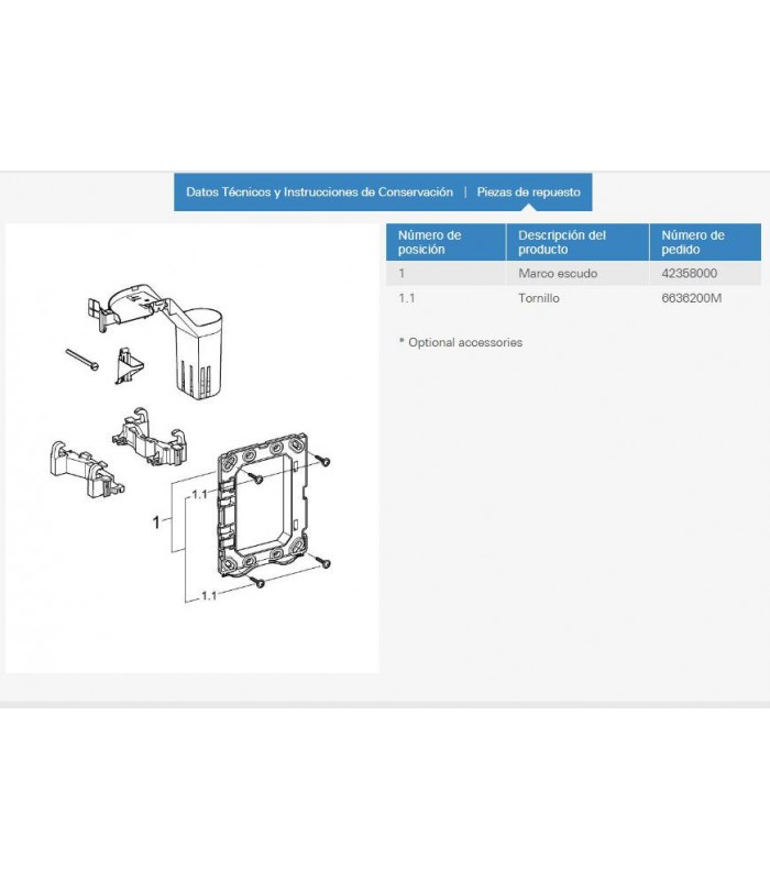 Compra online Grohe Fresh recambio para accionam. WC Grohe (38796000) en oferta al mejor precio