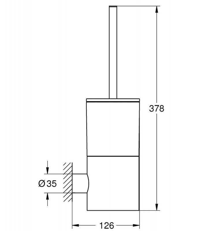 Compra online Escobillero de pared Grohe (40314DC3) en oferta al mejor precio