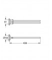 Toalheiro Duplo Essentials, Super Steel Grohe (40371DC1)