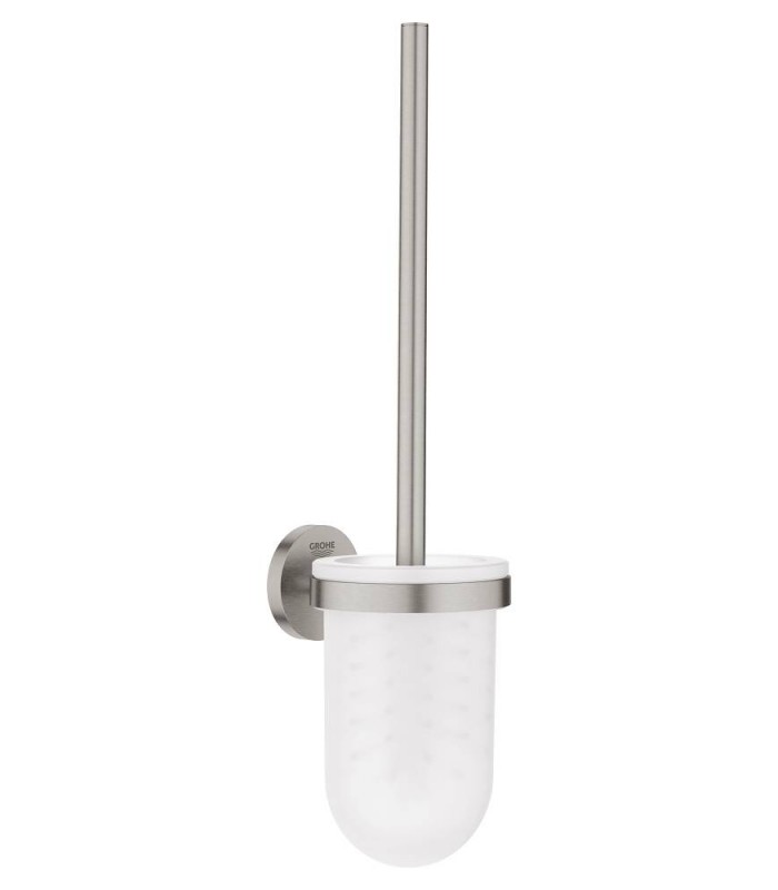 Compra online Suporte para escova de vaso sanitário Essentials de parede, Super Steel Grohe (40374DC1) en oferta al mejor precio