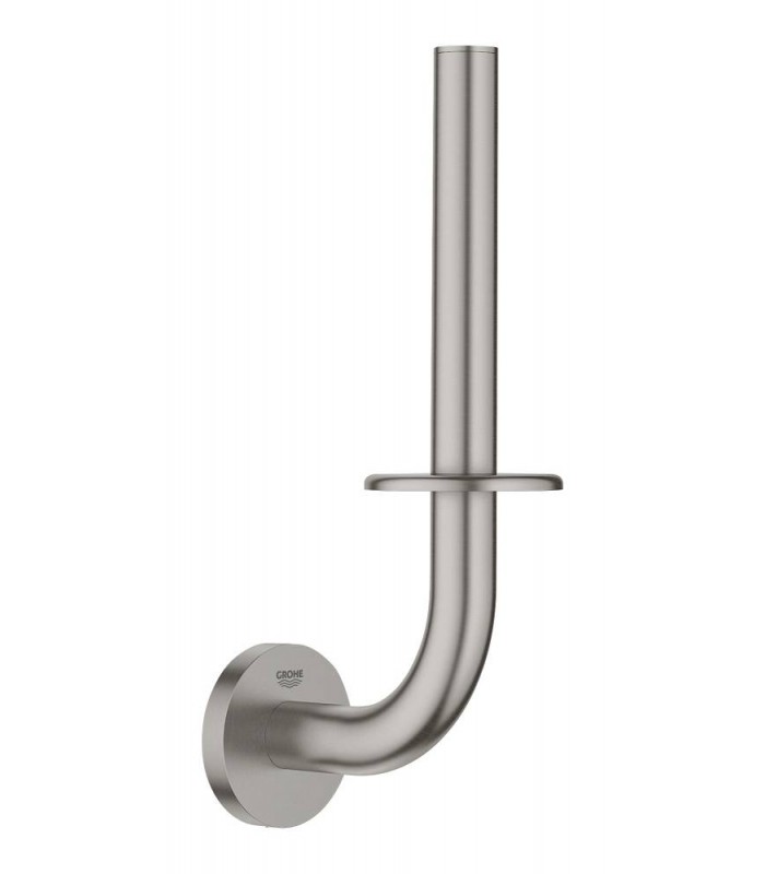 Compra online Porta-rolo de papel higiênico Essentials Spare, Super Steel Grohe (40385DC1) en oferta al mejor precio